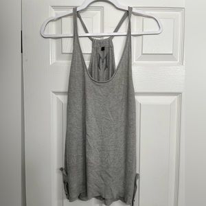 Gray halter tank